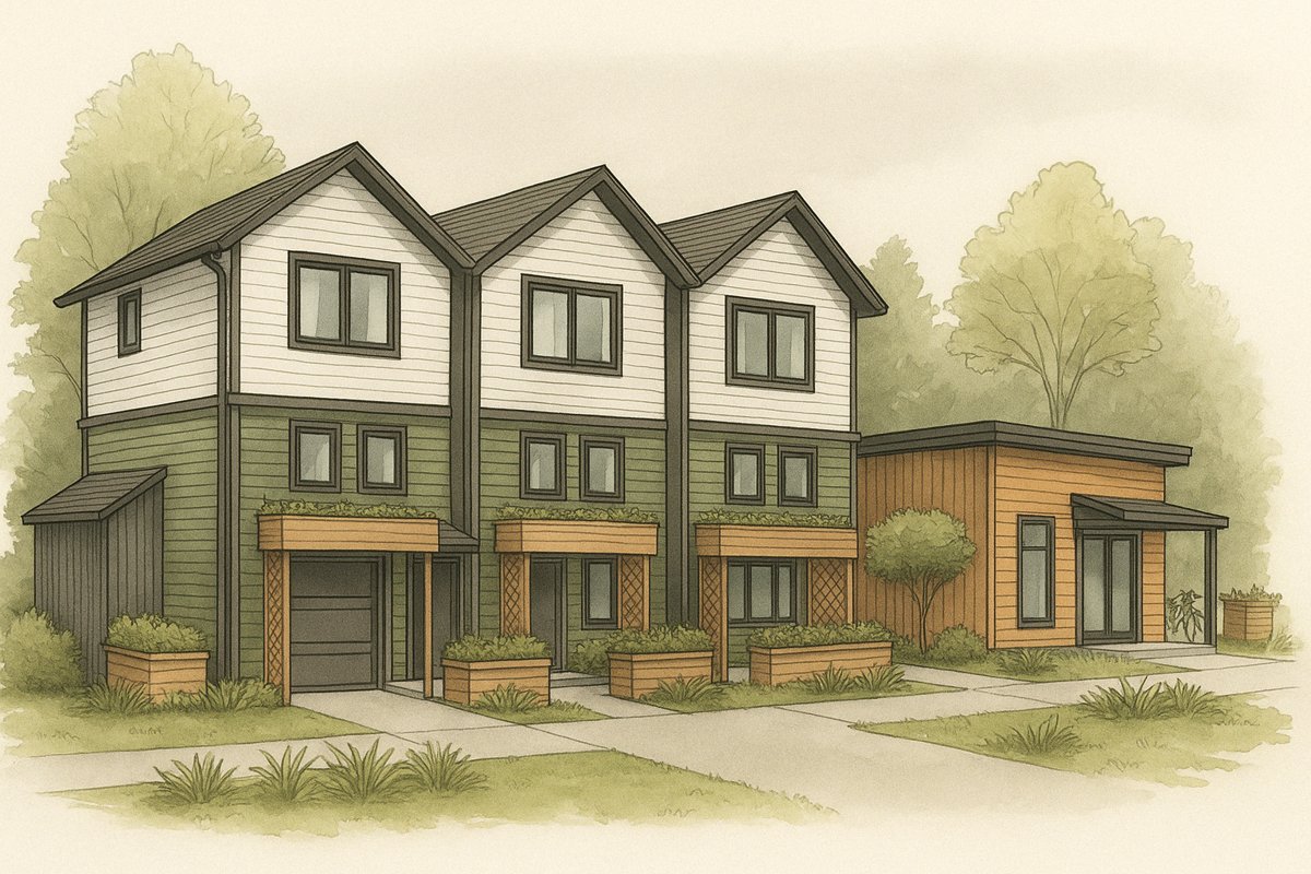 Townhouses sketch